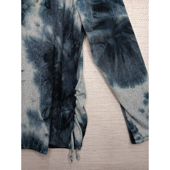 Women's Grey Tie dye Comfy Loungewear Pullover Blouse Plus Size 2X *stretchy* - Picture 4 of 10